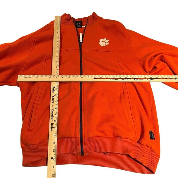 Nike Team apparel men's M embroidered university of Clemson full zip jacket - Picture 2 of 8